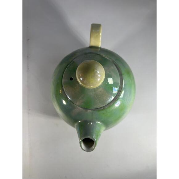 Luster Japan Fine China Tea Pot National Silver Vintage Glassware Japanese R8361 - Picture 9 of 16